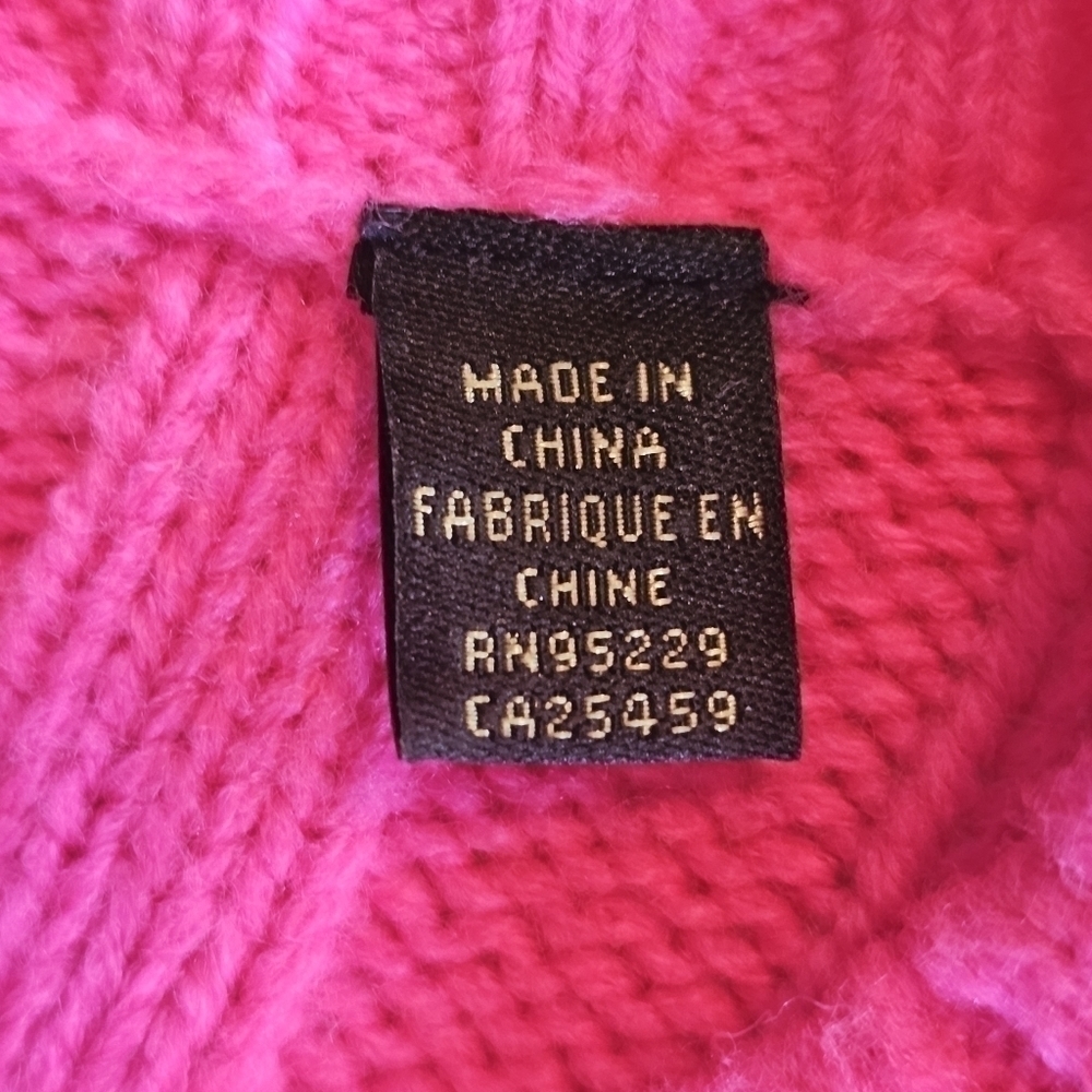 Ted Baker Daisuma Cable Knit Sweater Hot Pink Size 2 - Picture 10 of 16
